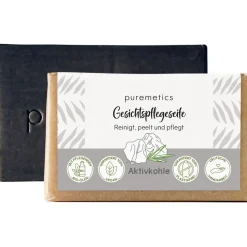 Actieve houtskool gezichtszeep