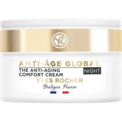 Anti-verouderende, verfraaiende nachtcrème