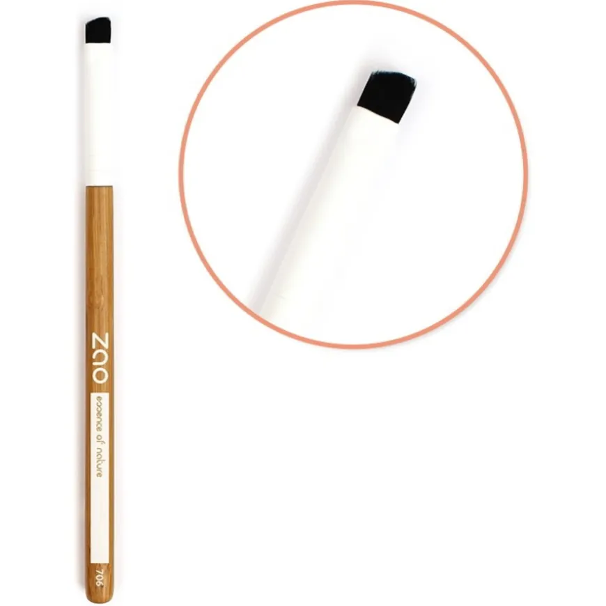 Bamboe schuine borstel