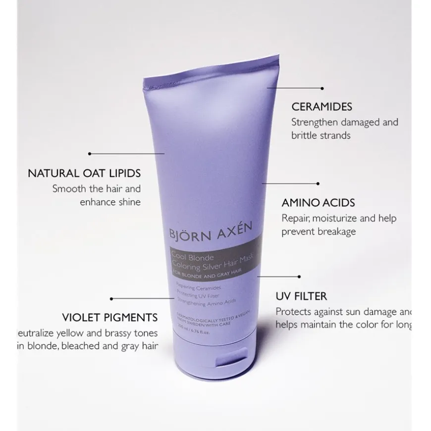 Coloring Silver Hair Mask