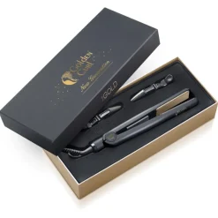 De gouden straightener met titanium platen