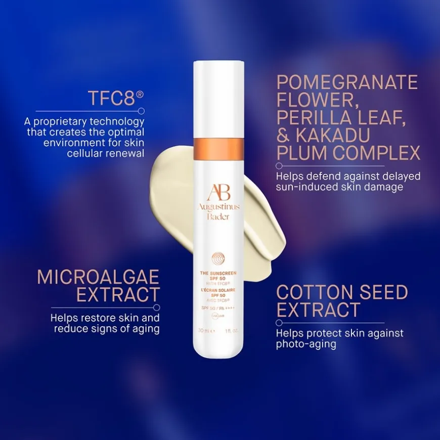 De zonnebrandcrème SPF 50