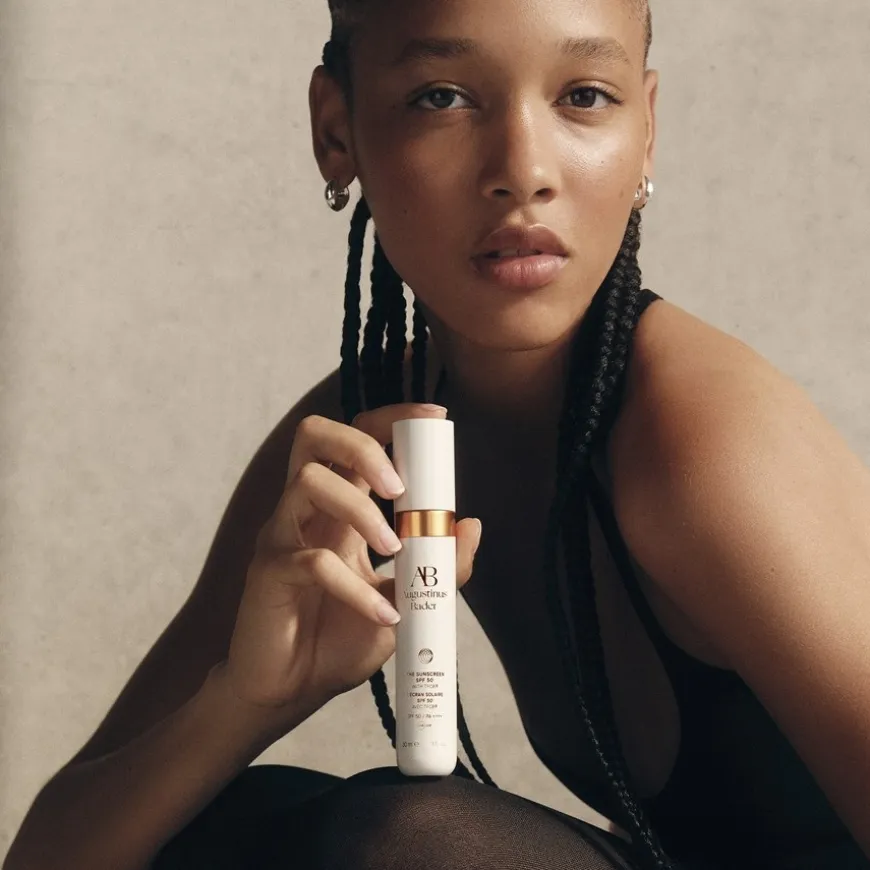 De zonnebrandcrème SPF 50