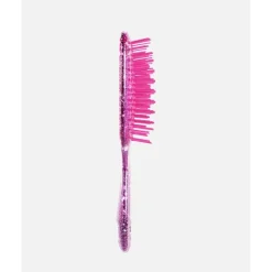 Detangling Hair Brush Glitter - Rose Quartz