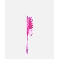 Detangling Hair Brush Mini Glitter - Rose Quartz
