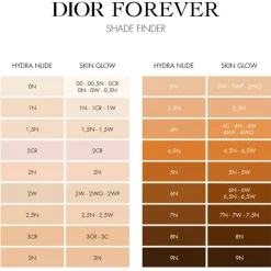 Dior Forever Hydra Nude Foundation, 24 uur Natuurlijke Perfectie & 48 uur Hydratatie