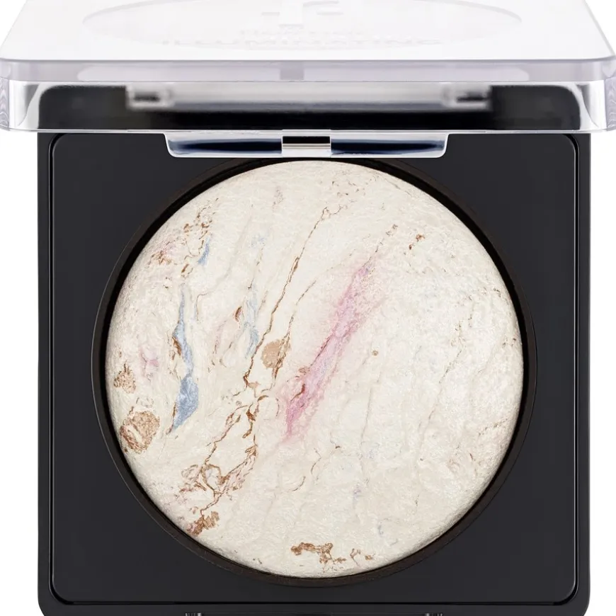 Gebakken oplichtend poeder