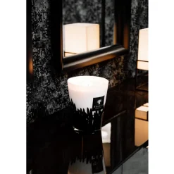 Geurkaars Veren Zwart