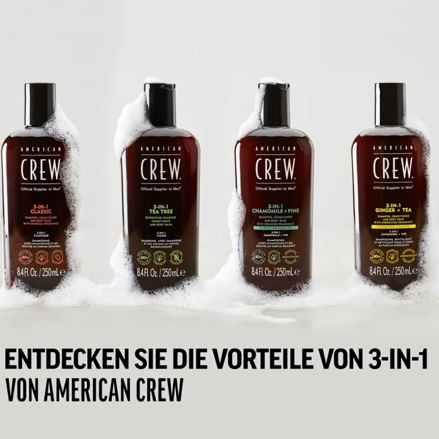 3-in-1 Chamomile + Pine Shampoo, Conditioner and Body Wash