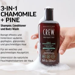 3-in-1 Chamomile + Pine Shampoo, Conditioner and Body Wash