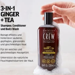 3-in-1 Ginger + Tea Shampoo, Conditioner and Body Wash