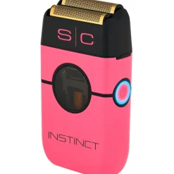 Instinct Metal Shaver Pink, Professional Double Foil Shaver with IN2 Vector Motor