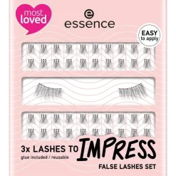 LASHES TO IMPRESS False Lashes Set, (incl. lijm)