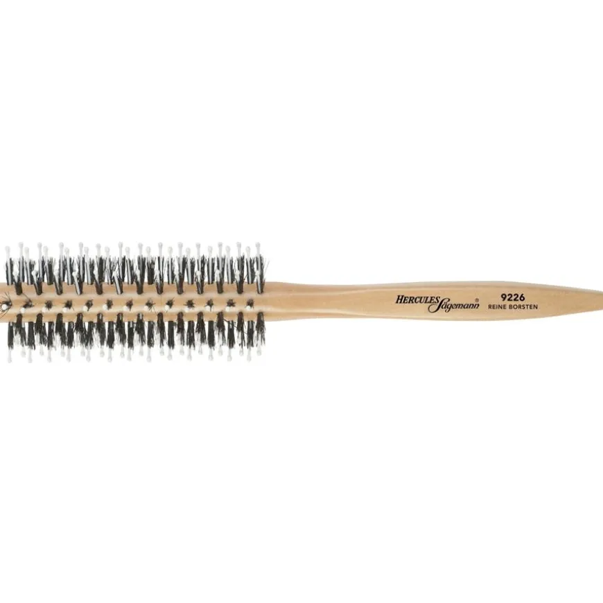 Lichtgekleurde houten ronde borstel model 9226