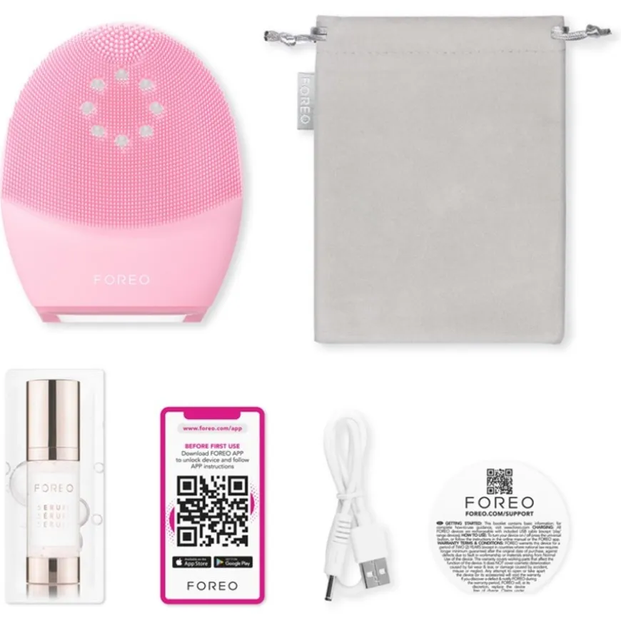 LUNA 4 Plus thermisch gezichtsreinigingsapparaat voor de normale huid met NIR, rood LED-licht en microstroom