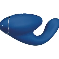 Luxe dubbele stimulator met Pleasure Air-technologie voor de clitoris en vibratie voor de G-Spot, Bosbessen