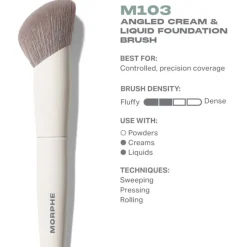 M103 Angled Cream & Liquid Foundation Brush