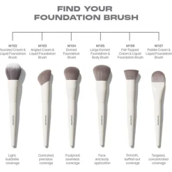 M104 Domed Foundation Brush