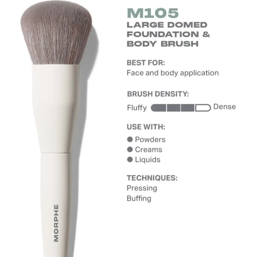 M105 Large Domed Foundation & Body Brush
