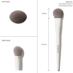 M204 Rounded Cream & Liquid Blush Brush