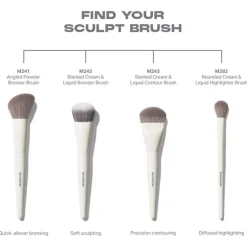 M242 Slanted Cream & Liquid Bronzer Brush