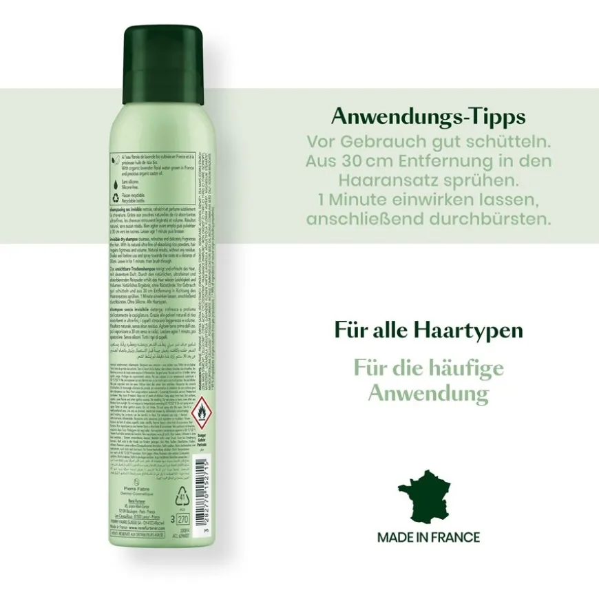 Onzichtbare droogshampoo