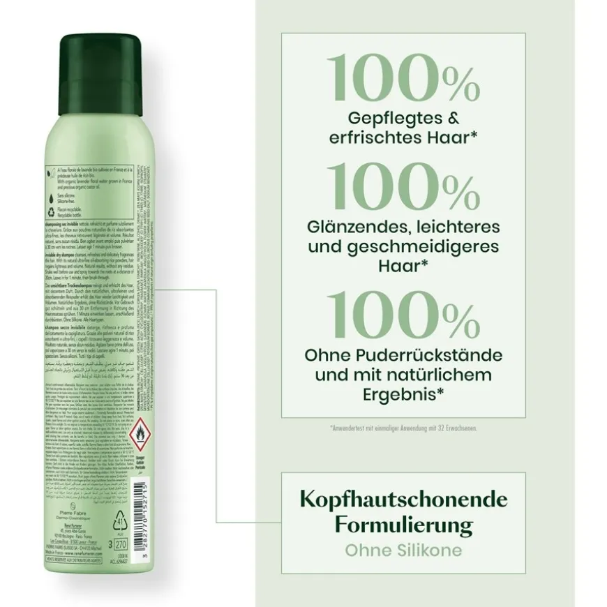 Onzichtbare droogshampoo