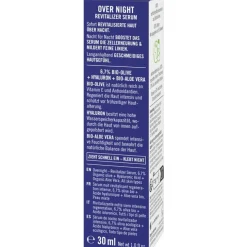Overnight Revitaliser Serum met organische olijf, hyaluronzuur & organische aloë vera