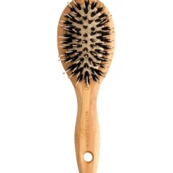 Pneumatische borstel van bamboe, Met wildzwijn/nylon borstelharen