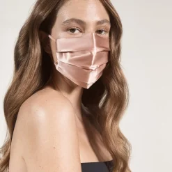 Pure Silk Gezichtsbedekking Roségoud