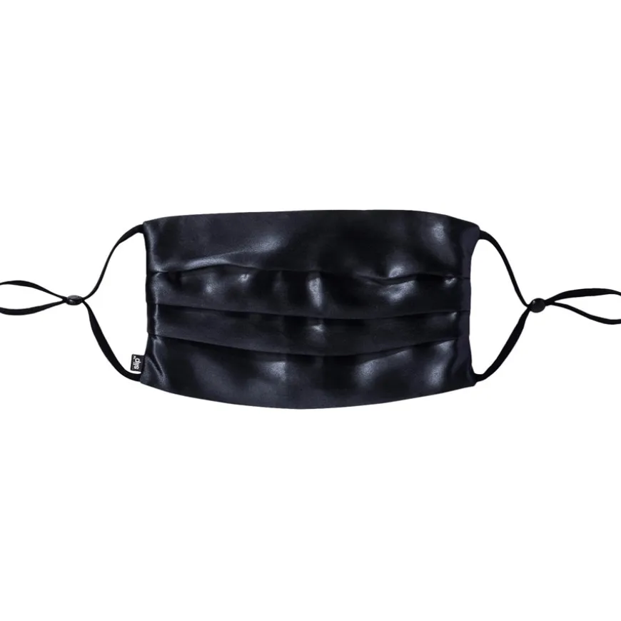 Pure Silk Gezichtsbedekking Zwart