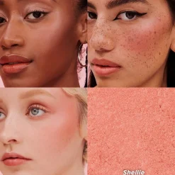 Shellie Rouge Mini, Zachtroze met parelmoerglans