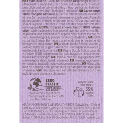 Shower Bar Solid Doucheverzorging Lavendel + Vetiver, Aromatische, ontspannende geur