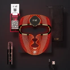 Slim siliconen led-gezichtsmasker voor lichttherapie gemaakt van siliconen