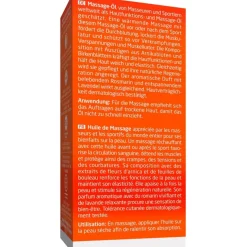 Sport Massageolie Arnica, De massage stimuleert de bloedsomloop, verwarmt en versoepelt de spieren