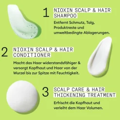 3-Step-System Set, Natural Hair Progressed Thinning