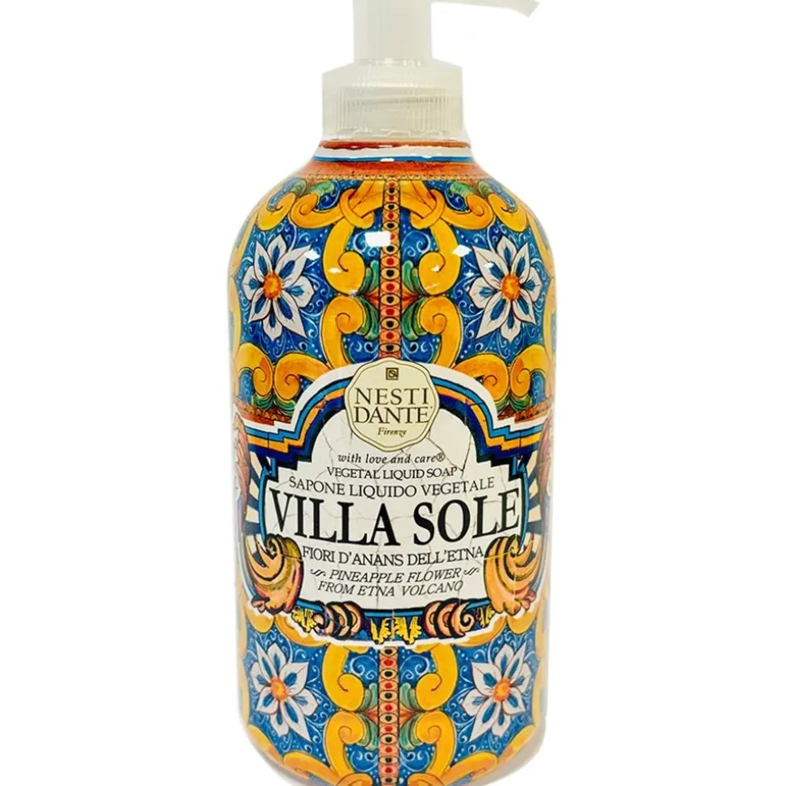 Vloeibare zeep Fiori D'Ananas dell'Etna, Ananasbloemen van de vulkaan Etna
