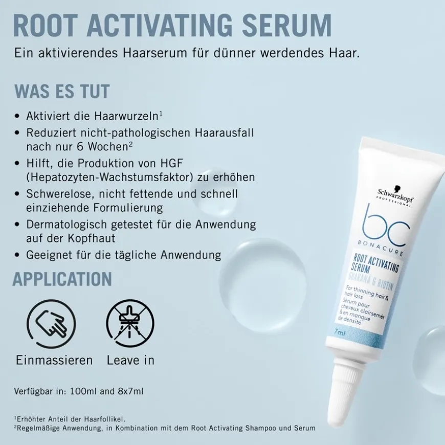 Wortelactiverend serum