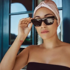 Zijden Haar Tulband Roze